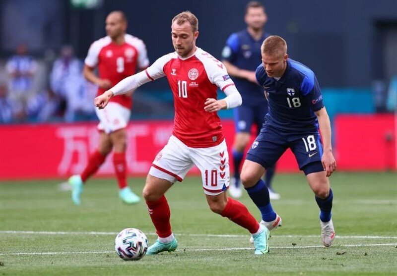 باخت دانمارک مقابل فنلاند با شوک بزرگ «اریکسن»