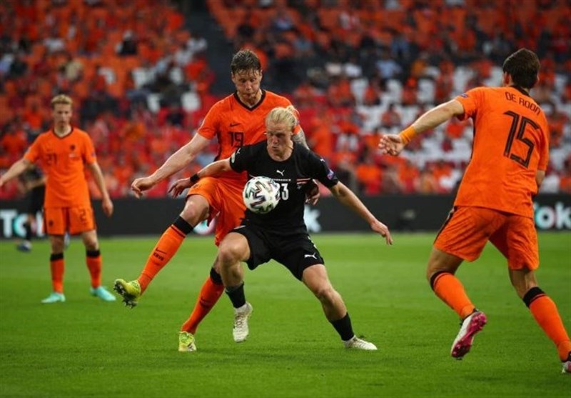 پیروزی یک نیمه‌ای هلند مقابل اتریش با یک پنالتی