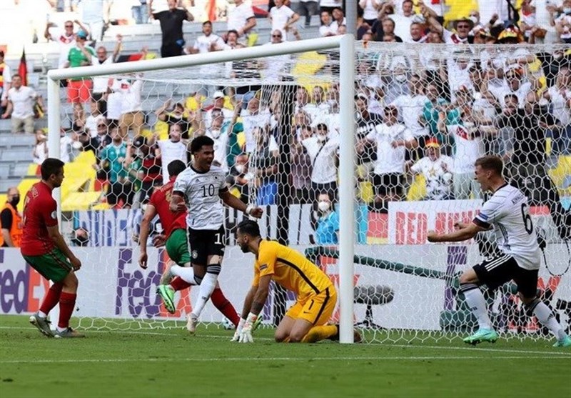 پیروزی آلمان مقابل پرتغال در پایان نیمه نخست/ رونالدو یک گل دیگر به دایی نزدیک شد