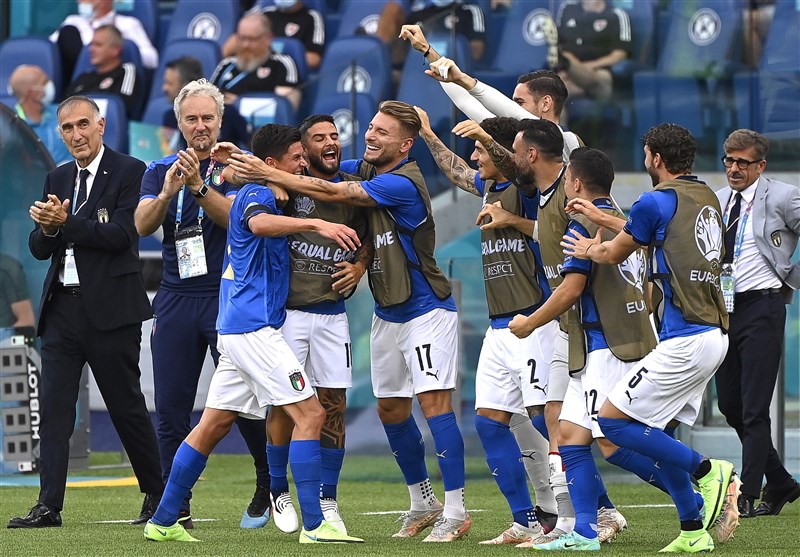 تاریخ‌سازی تیم ملی ایتالیا با پیروزی مقابل ولز